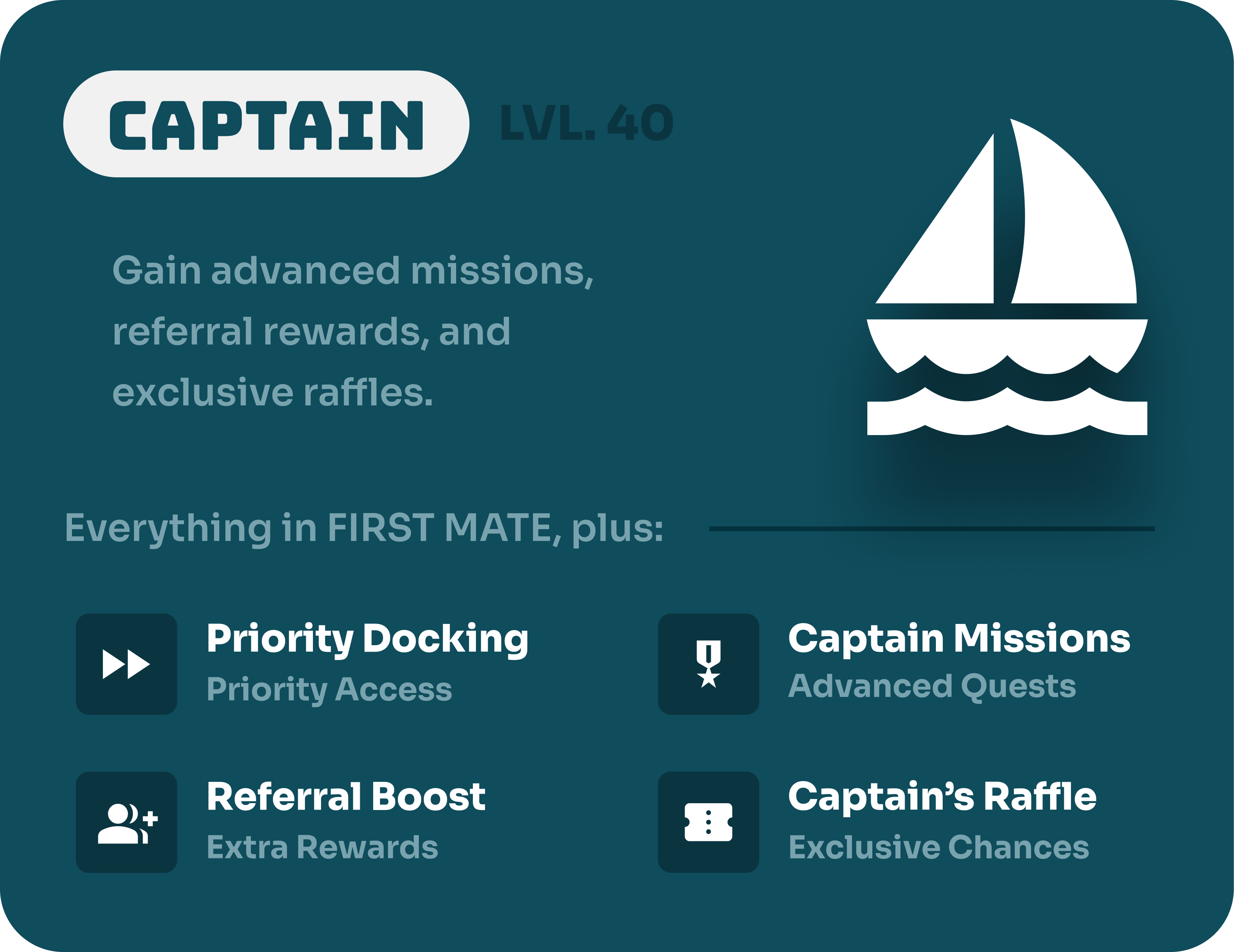 Captain tier benefits