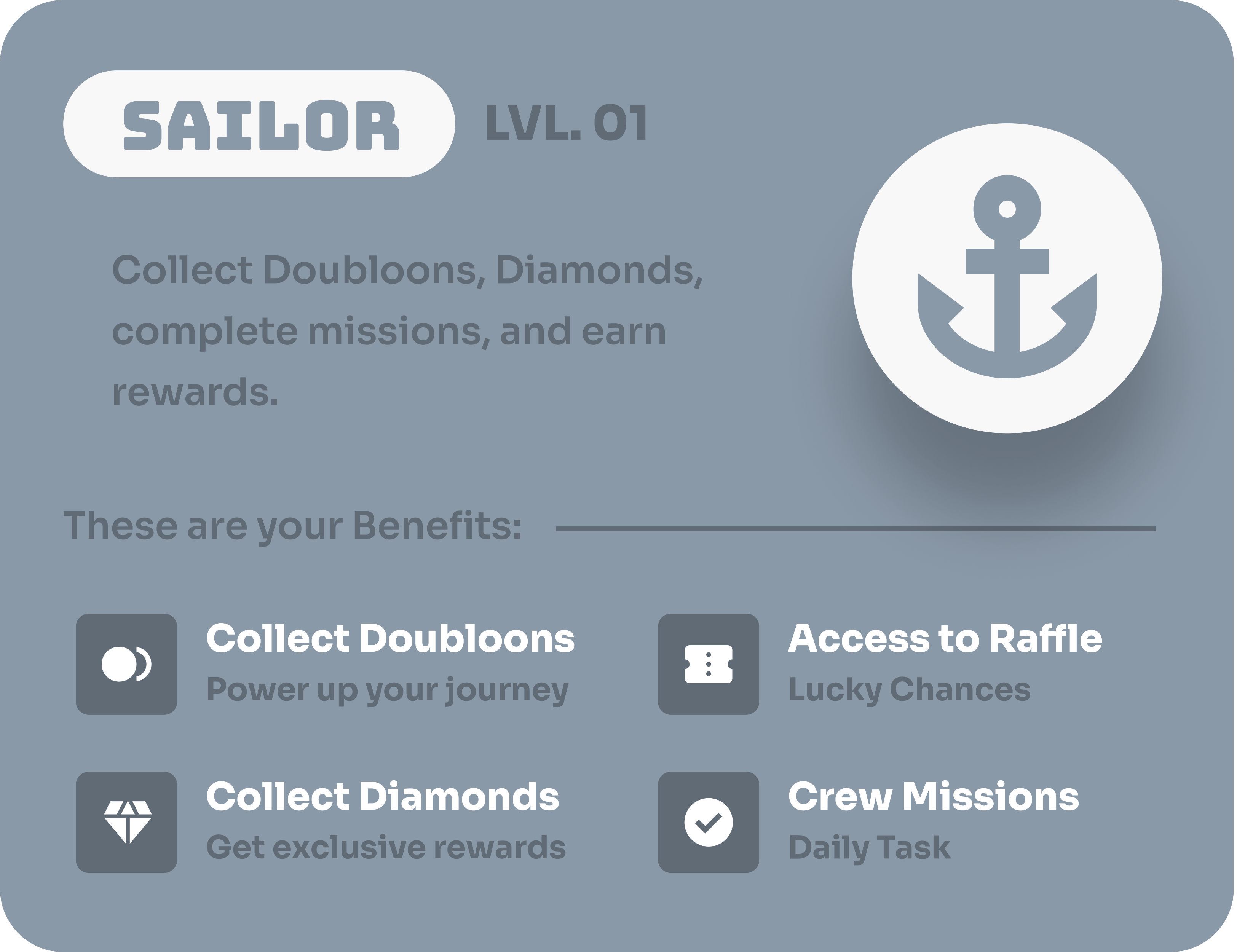 Sailor tier benefits